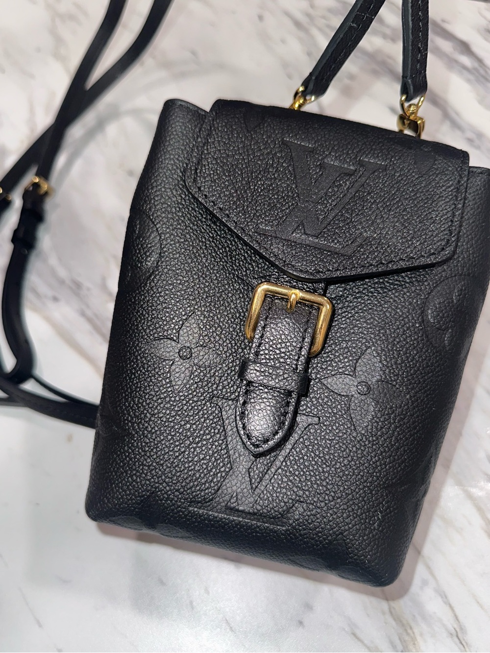 Louis Vuitton Monogram Empreinte Tiny Backpack — Noir/Black